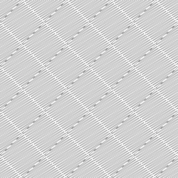 Diseña un patrón de garabato monocromo sin costuras. Texto abstracto de diamante — Vector de stock