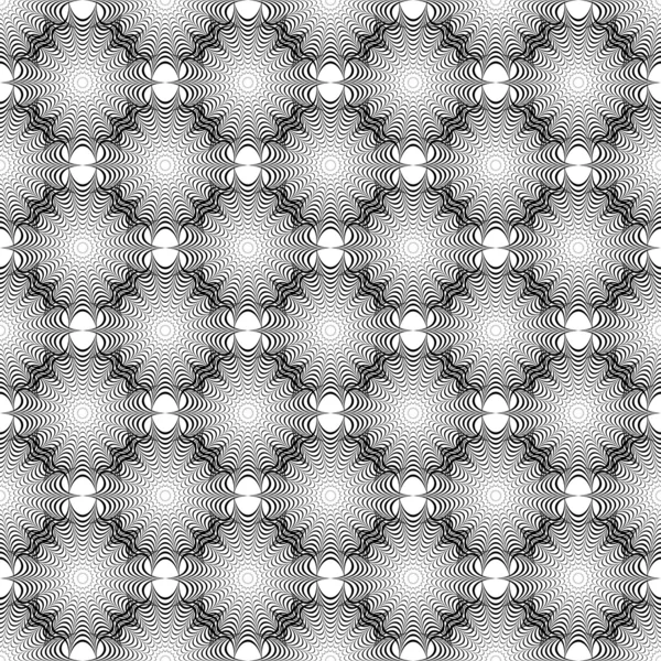 Ontwerp naadloze monochroom geometrische patroon. Diagonal getextureerde — Stockvector