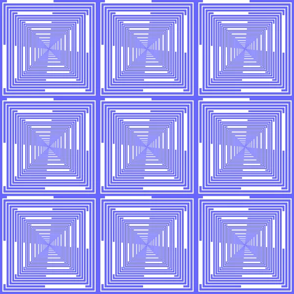 Ontwerp naadloze blauwe gecontroleerd patroon. abstracte geometrische backgro — Stockvector