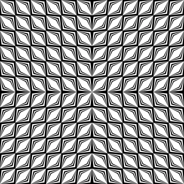 Design seamless diamond geometric diagonal pattern. Abstract mon — Stock Vector