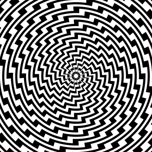 Designa färgglada spiral cirkulär rörelse illusion bakgrund — Stock vektor