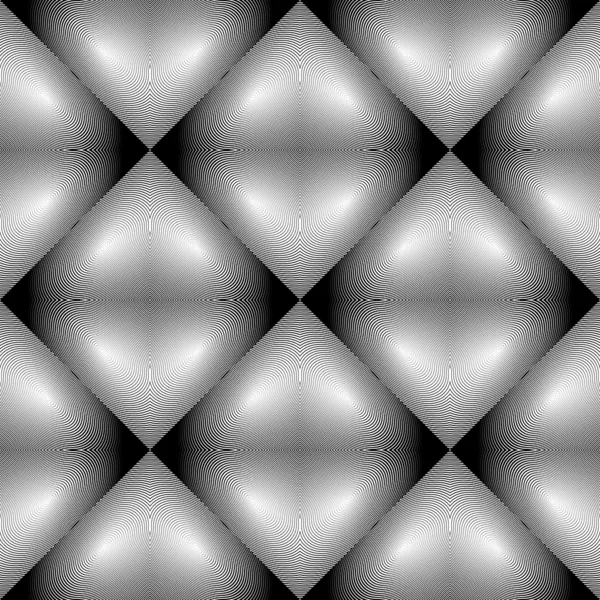 Diseño inconsútil patrón de rombo monocromo — Archivo Imágenes Vectoriales