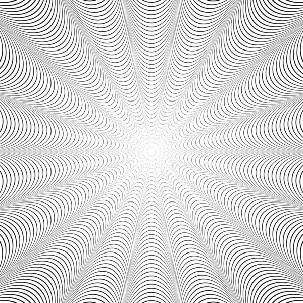 Conception sans couleur tourbillon illusion arrière-plan — Image vectorielle