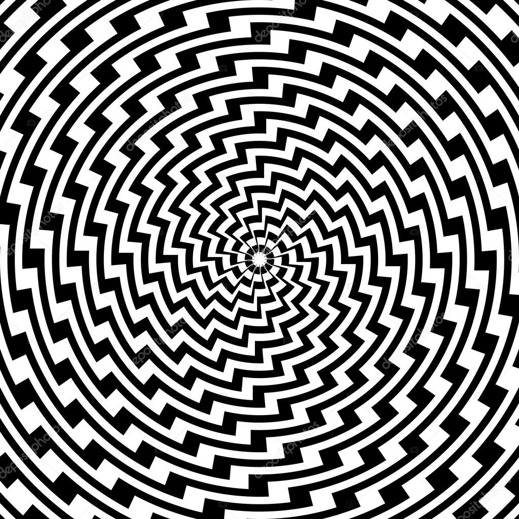 Design colorful spiral circular movement illusion background