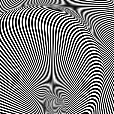 Tasarım tek renkli girdap hareket yanılsama arka plan