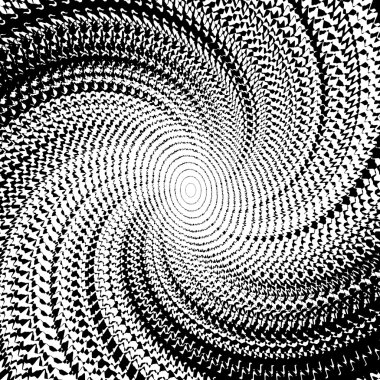 Design monochrome twirl movement ellipse background clipart