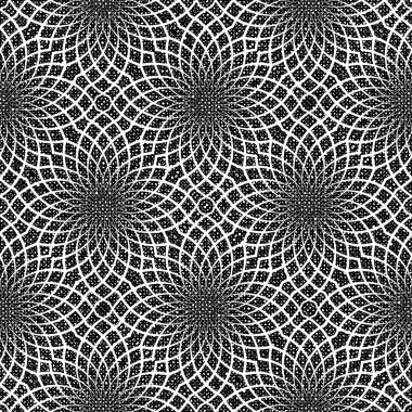 kesintisiz tek renkli dekoratif çiçek desen tasarım