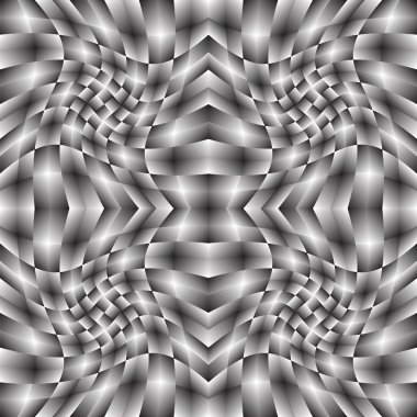 kesintisiz tek renkli hareketi yanılsama geometrik desen tasarım