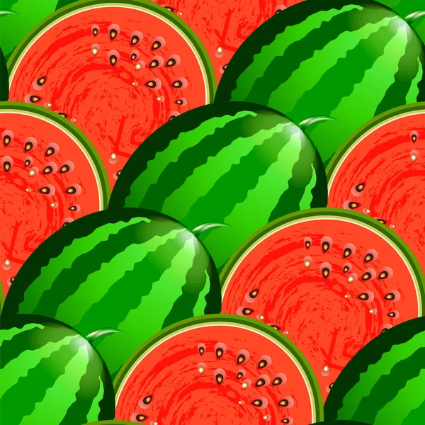 Fruto de melancia — Vetor de Stock