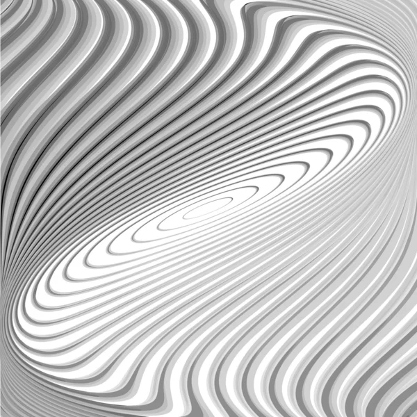 Diseño monocromo remolino circular movimiento fondo — Archivo Imágenes Vectoriales