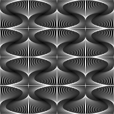 Dikişsiz dekoratif geometrik desen tasarım