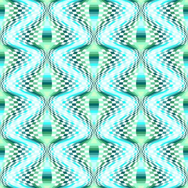 Design sömlös färgglad rörelse illusion kollade mönster — Stock vektor