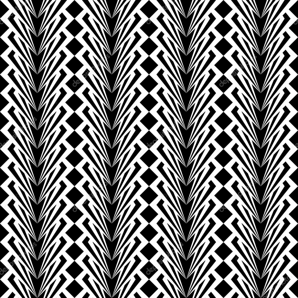 Design seamless monochrome vertical geometric pattern