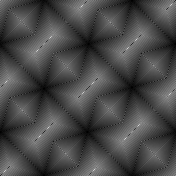 Design padrão geométrico diagonal monocromático sem costura — Vetor de Stock