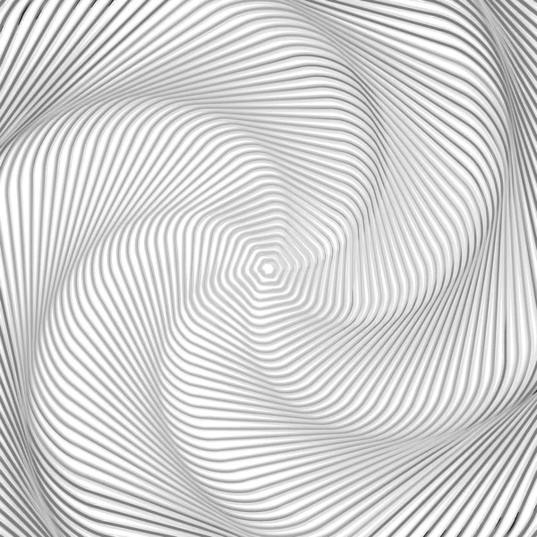 Design monochrome swirl movement illusion background — Stock Vector