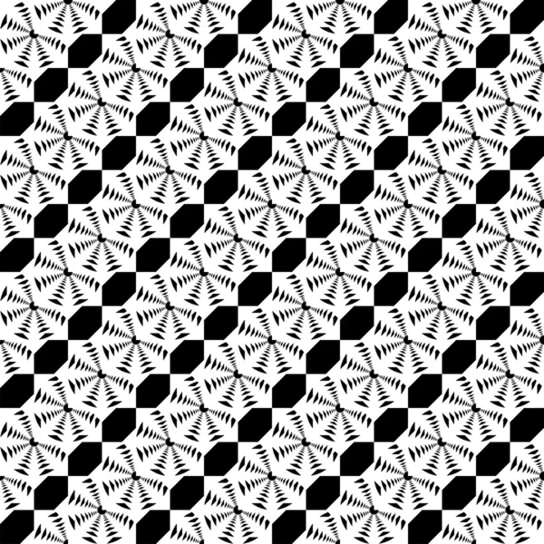 Diseño inconsútil patrón decorativo de encaje monocromo — Archivo Imágenes Vectoriales