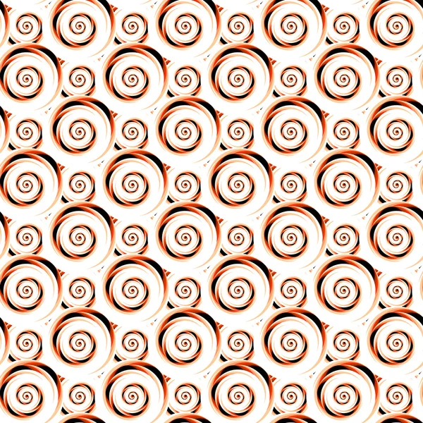 Design senza soluzione di continuità colorato modello a spirale decorativa — Vettoriale Stock