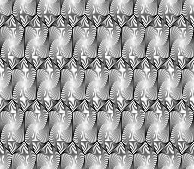 kesintisiz tek renkli altıgen geometrik desen tasarım