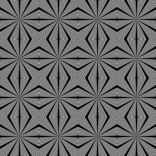 Design seamless diamond lattice pattern — Stock Vector