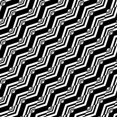 kesintisiz tek renkli zikzak geometrik desen tasarım