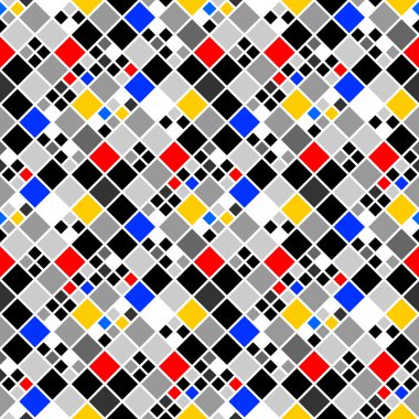 kesintisiz renkli mozaik desen tasarım