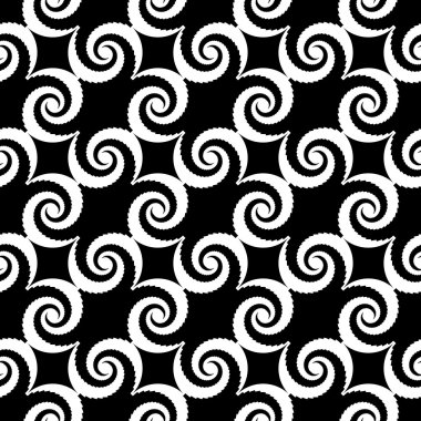 kesintisiz tek renkli sarmal hareket desen tasarım