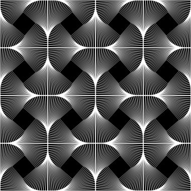 Dikişsiz girdap hareket geometrik desen tasarım
