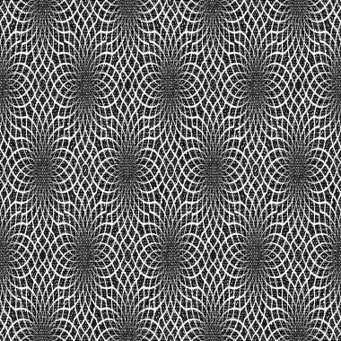 kesintisiz tek renkli dekoratif çiçek desen tasarım