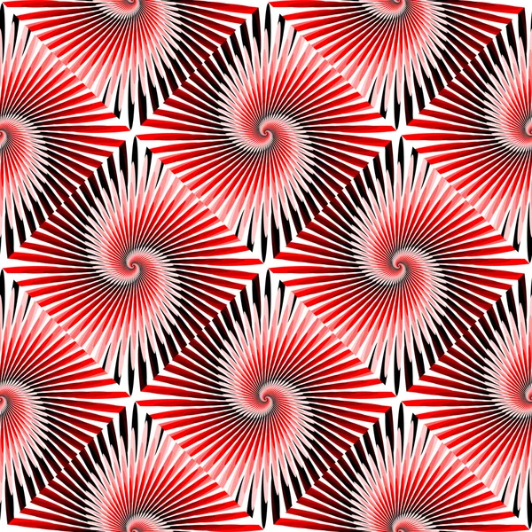 Diseño inconsútil patrón de rotación de giro colorido — Archivo Imágenes Vectoriales