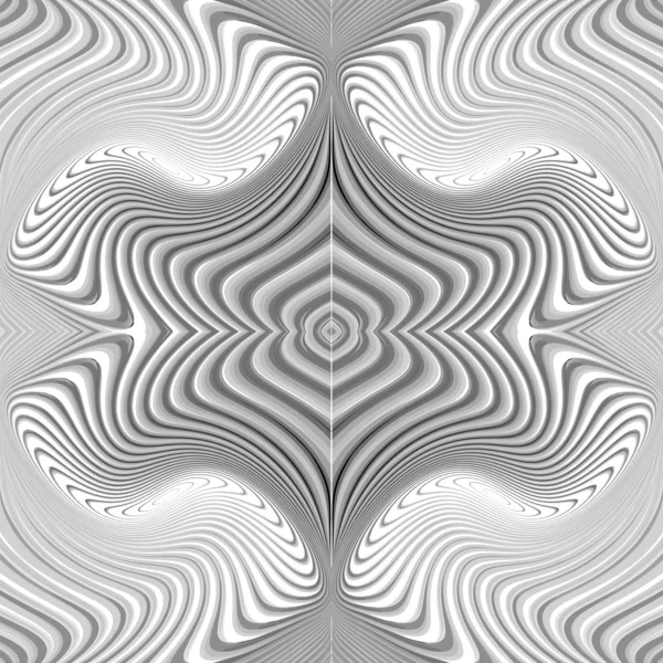 Design motif tourbillon monochrome sans couture — Image vectorielle