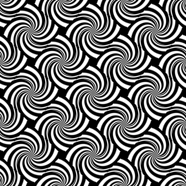 Design seamless whirl geometric pattern — Stock Vector