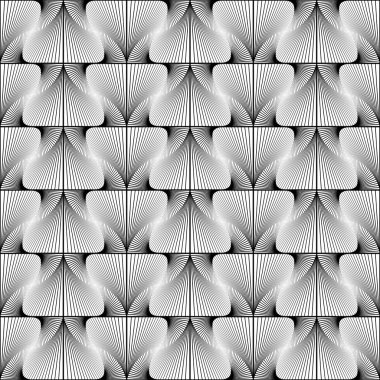 Dikişsiz girdap hareket çizgili geometrik desen tasarım