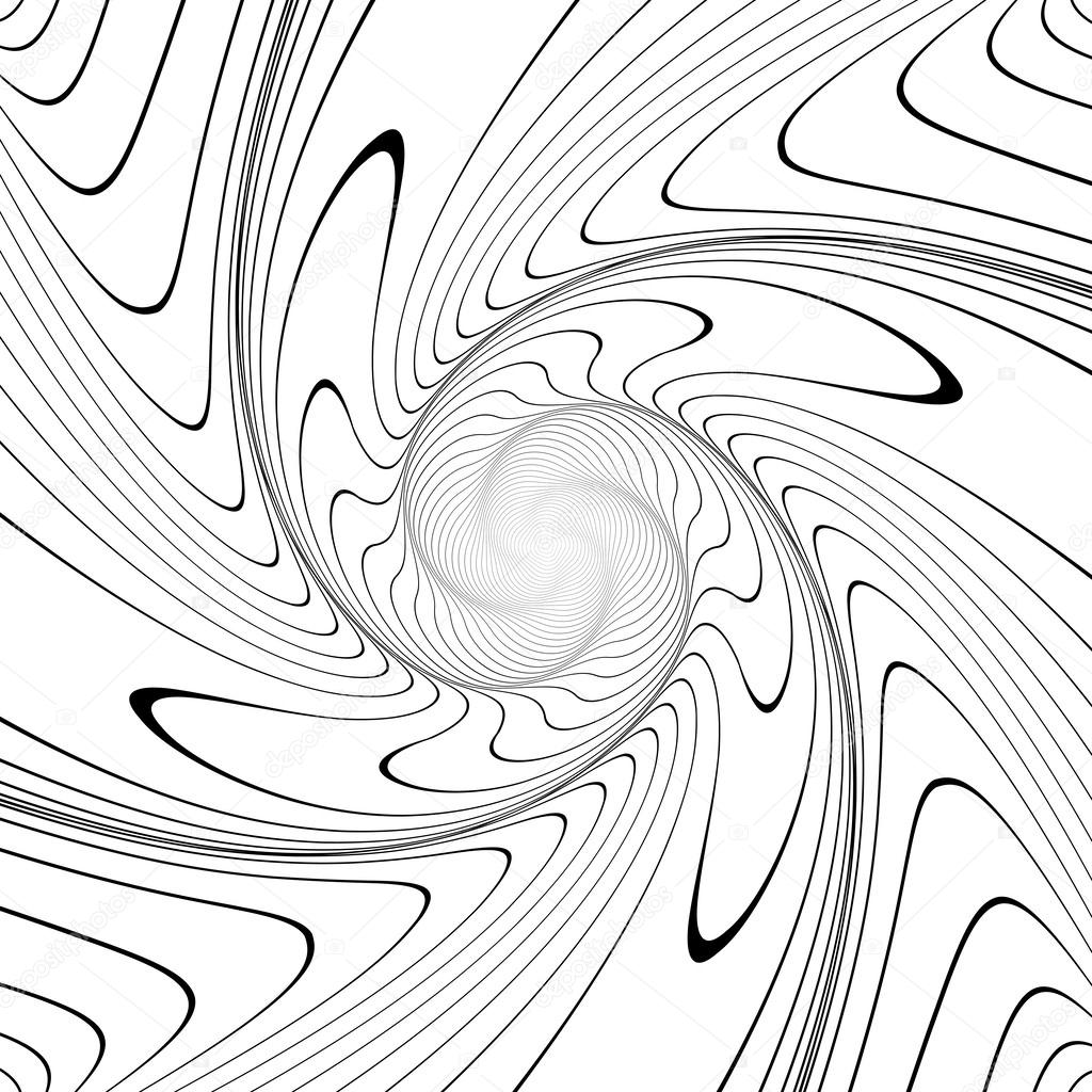 白黒の渦運動錯覚背景をデザインします ストックベクター C Amicabel