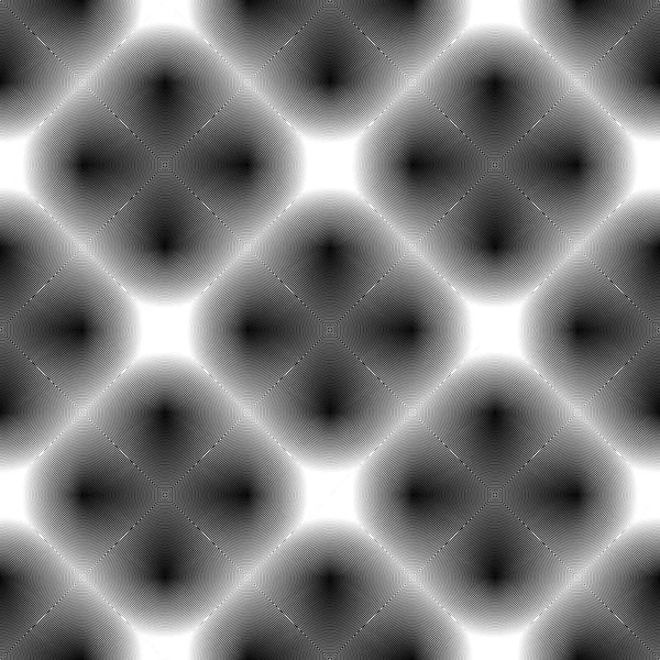 Design sömlös svartvit rutig diamant geometriska mönster — Stock vektor