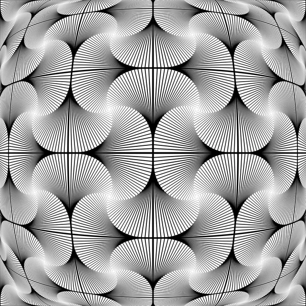 Design motif décoratif grille gaufrée monochrome — Image vectorielle