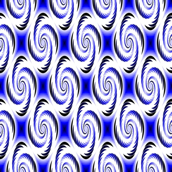 Design senza soluzione di continuità colorato modello geometrico a spirale — Vettoriale Stock