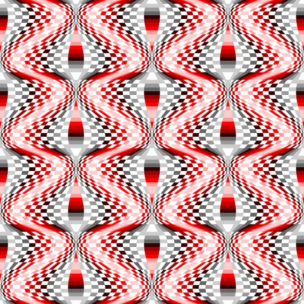 Design sömlös färgglad mosaik kollade mönster — Stock vektor