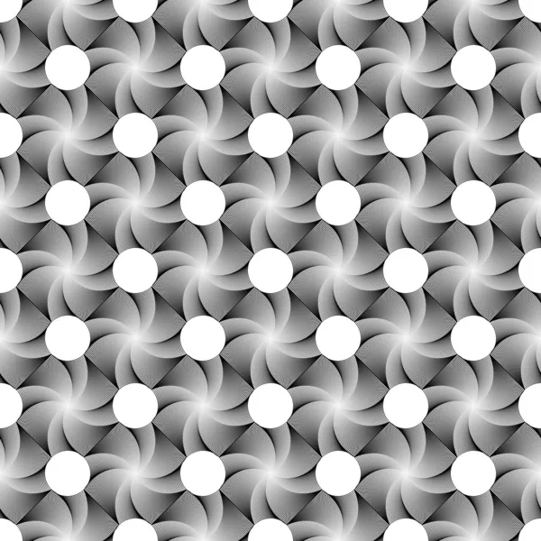 Diseño inconsútil patrón geométrico vórtice — Vector de stock
