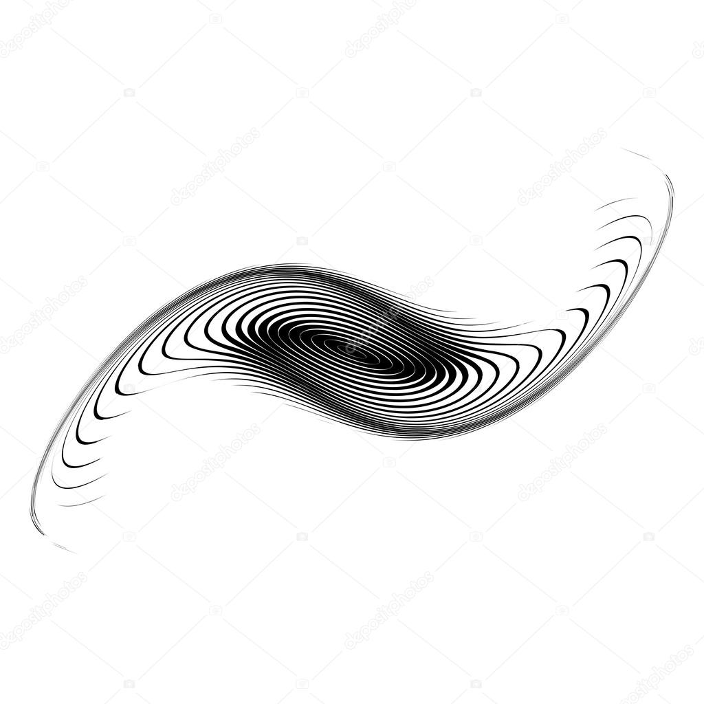 Design monochrome swirl motion background