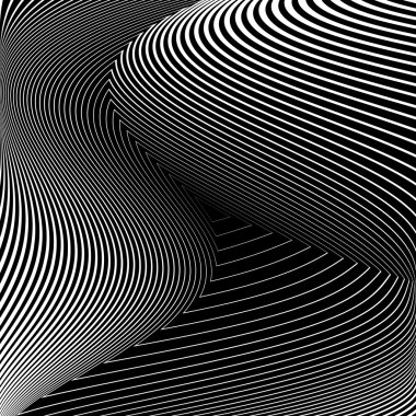 tek renkli üçgen hareket yanılsama arka planı Tasarla