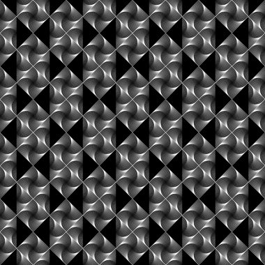 kesintisiz tek renkli geometrik desen tasarım