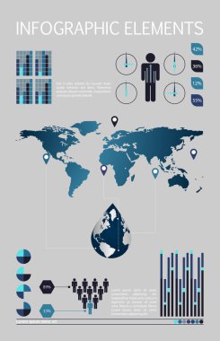 yüksek kaliteli iş Infographic elemanları