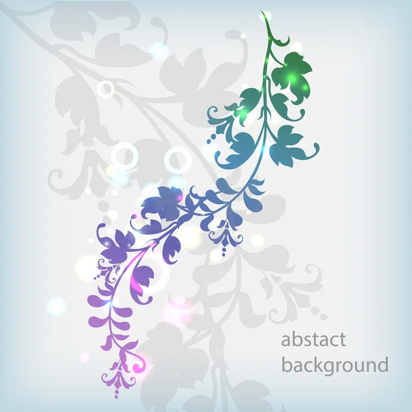 Floral abstract background — Stock Vector