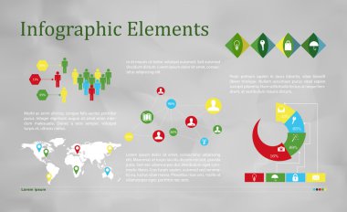 yüksek kaliteli iş Infographic elemanları