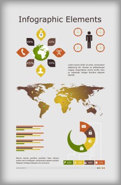 yüksek kaliteli iş Infographic elemanları