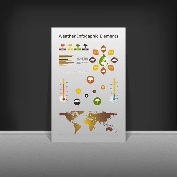 AGUA INFOGRÁFICA — Archivo Imágenes Vectoriales