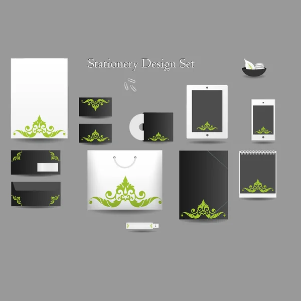 Stationery design set — Stock Vector
