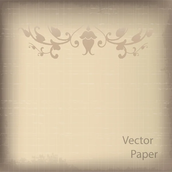 Oud papier textuur — Stockvector