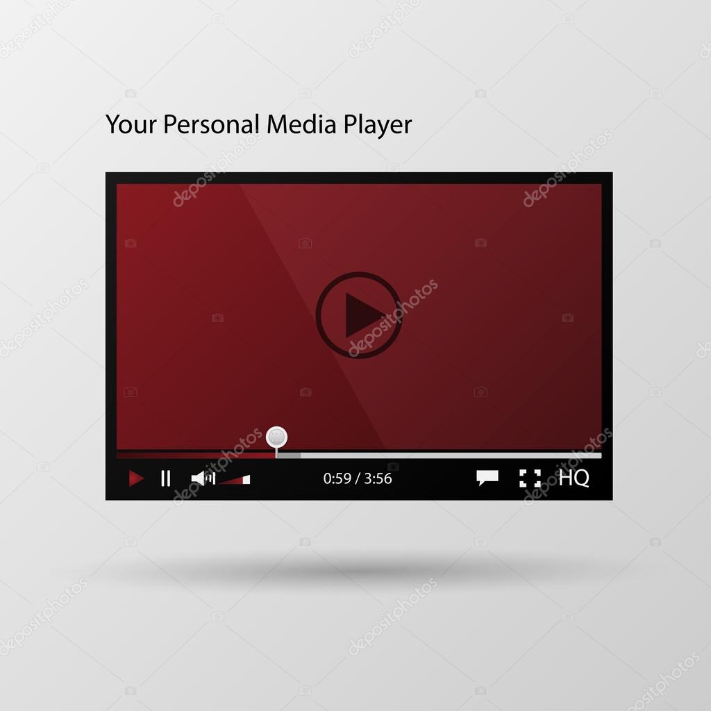 Video player interface.