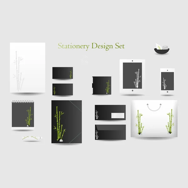 Stationery design set — Stock Vector